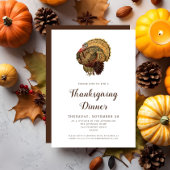 Vintages Türkei Erntedank Einladung