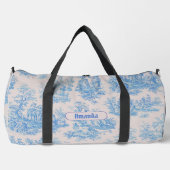 Vintages türkisblaues Jouilongramm Duffle Bag (Vorderseite)