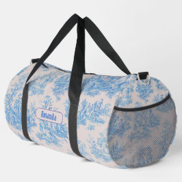 Vintages türkisblaues Jouilongramm Duffle Bag