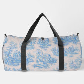 Vintages türkisblaues Jouilongramm Duffle Bag (Rückseite)