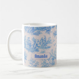 Vintages türkisblaues Jouilongramm Kaffeetasse