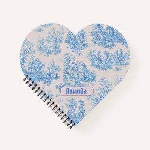 Vintages türkisblaues Jouilongramm Notizblock