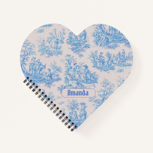 Vintages türkisblaues Jouilongramm Notizblock (Vorderseite)