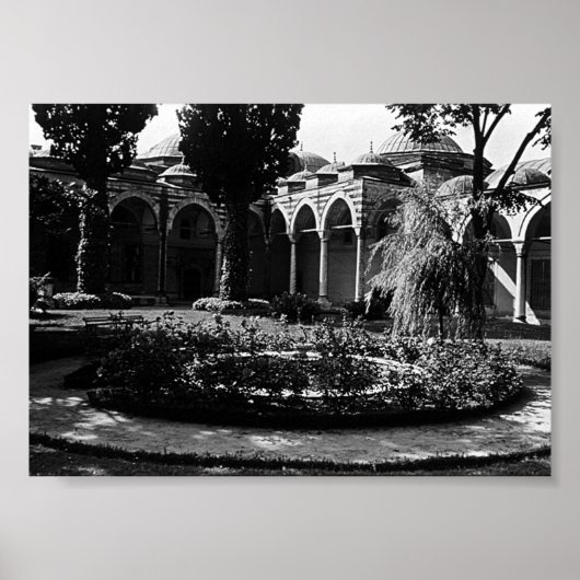 Vintages Türkisches Museum Istanbul Topkapi Poster (Vorne)