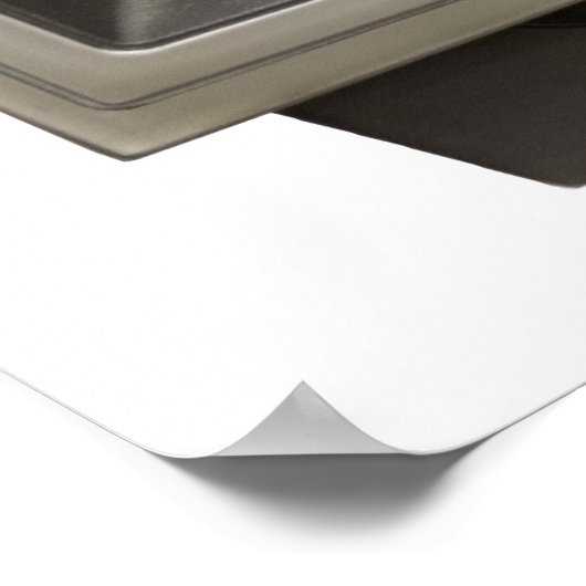 Vintages TV-Set Poster (Ecke)