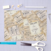 Vintages Tyland Weihnachtszettel Seidenpapier (Handwerk)