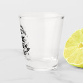 Vintages Typ-Benutzeralter Schnapsglas (Rechts)