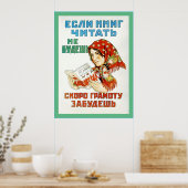 Vintages UdSSR-Poster. Poster (Küche)