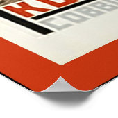 Vintages UdSSR-Poster. Poster (Ecke)