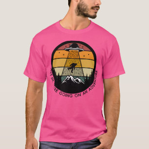 Vintages Ufo Abduktion Bigfoot Adventure T-Shirt