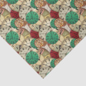 Vintages Uhrenpapier Seidenpapier (Detail)