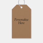 Vintages Uhu-niedliches Fallfahrzeug Geschenkanhänger (Rückseite)