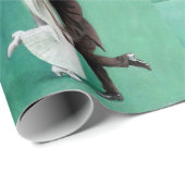 Vintages Umschlagpapier für Katzen Geschenkpapier (Rolleneckpunkt)