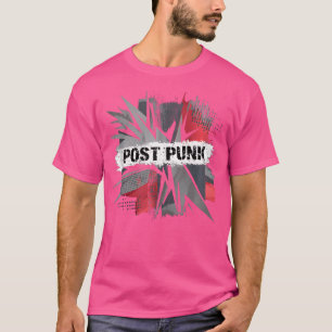 Vintages und Abstraktes Musikkunstdesign nach Punk T-Shirt