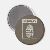 Vintages Ungarn Magnet (Vorderseite/Rückseite)
