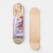 Vintages, unheimlich handliches Button-Up-Mädchen Skateboard (Vorderseite)