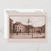 Vintages Universitätsklinikum Kopenhagen Postkarte (Vorne/Hinten)