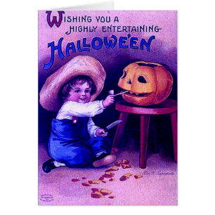 Vintages unterhaltsames Halloween