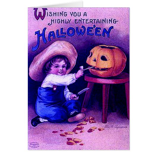 Vintages unterhaltsames Halloween (Vorne)