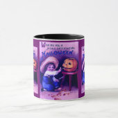 Vintages unterhaltsames Halloween Tasse (Zentrum)