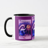 Vintages unterhaltsames Halloween Tasse (Links)