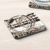 Vintages Untersetzer (Linke Seite)