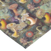 Vintages Unterwasserdesign mit subtiler Schönheit Tischdecke (Schrägansicht)