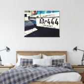 Vintages Uruguay Car Südamerika Leinwanddruck (Insitu (Schlafzimmer))