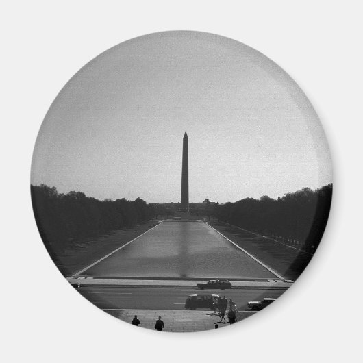 Vintages US-Washington-Denkmal Magnet (Vorne)
