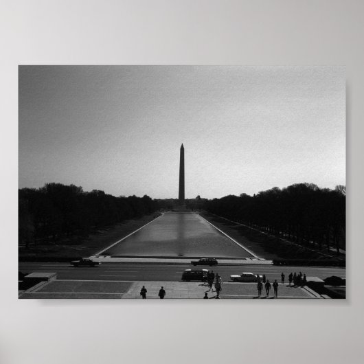 Vintages US-Washington-Denkmal Poster (Vorne)