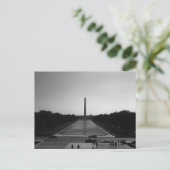 Vintages US-Washington-Denkmal Postkarte (Stehend Vorderseite)