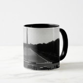 Vintages US-Washington-Denkmal Tasse (VorderseiteRechts)