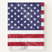 Vintages USA-Flaggen-Amerikanisches Familienrezept Notizblock (Rückseite)