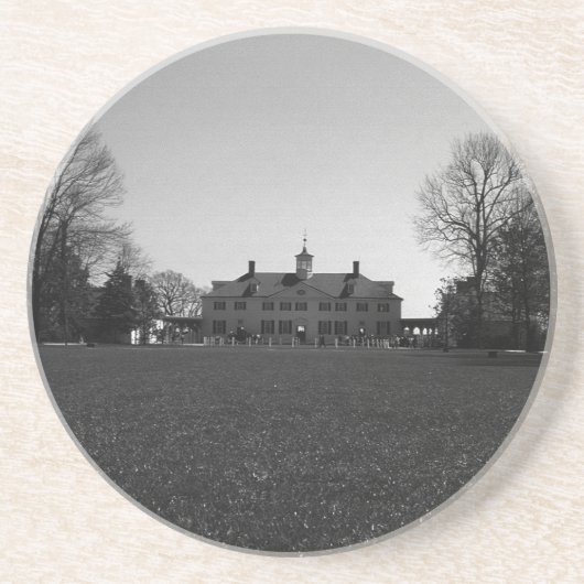 Vintages USA Mount Vernon George Washington Getränkeuntersetzer (Vorne)