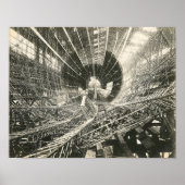 Vintages USS Shenandoah Airship Conster Poster (Vorne)