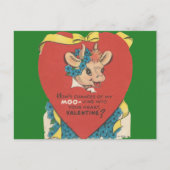 Vintages Valentin Feiertagspostkarte (Vorderseite)