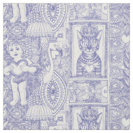 Vintages Valentinalkitschgel Stoff