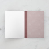 Vintages Valentine Café Girl Cappella Feiertagskarte (Innenseite)