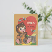 Vintages Valentine Feiertagspostkarte (Stehend Vorderseite)