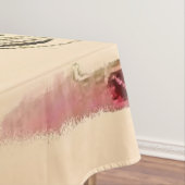 Vintages Valentine-Mitteilungs-Rosa-Kleid Tischdecke (Beispiel)