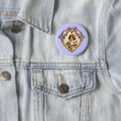 Vintages Valentinherz Button (Beispiel)