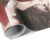 Vintages Vampire-Verpackungs-Papier Geschenkpapier (Rolleneckpunkt)