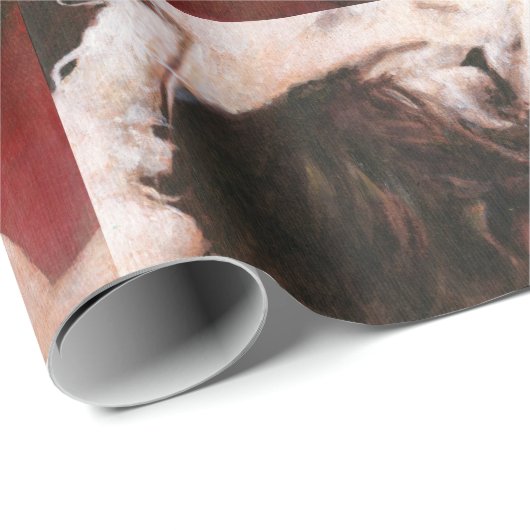 Vintages Vampire-Verpackungs-Papier Geschenkpapier (Rolleneckpunkt)