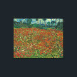 Vintages Van Gogh-Blume-Feld mit Pflücken Leinwanddruck<br><div class="desc">In das Design dieses Produktes aufgenommen ist ein ansprechender Druck von "Field with Poppies" ein Öl auf Leinwand Malerei erstellt 1890 von Vincent van Gogh. Vincent van Gogh (1853 - 1890) war ein niederländischer postimpressionistischer Maler, der in etwas mehr als einem Jahrzehnt etwa 2.100 Gemälde schuf, darunter etwa 860 Ölgemälde,...</div>