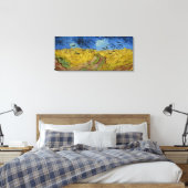 Vintages Van-Gogh-Feld mit Krähen Leinwanddruck (Insitu (Schlafzimmer))
