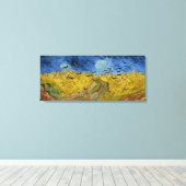 Vintages Van-Gogh-Feld mit Krähen Leinwanddruck (Insitu (Holzboden))