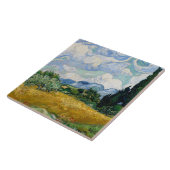 Vintages Van Gogh-Weizenfeld mit Zypressen Fliese (Seite)