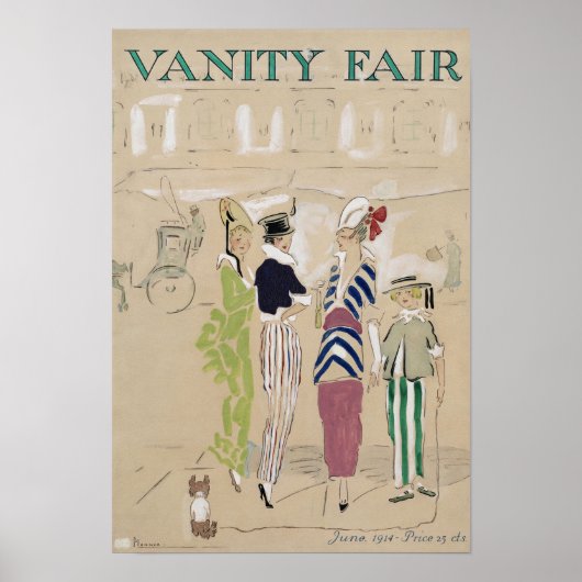 Vintages Vanity Fair Poster (Vorne)