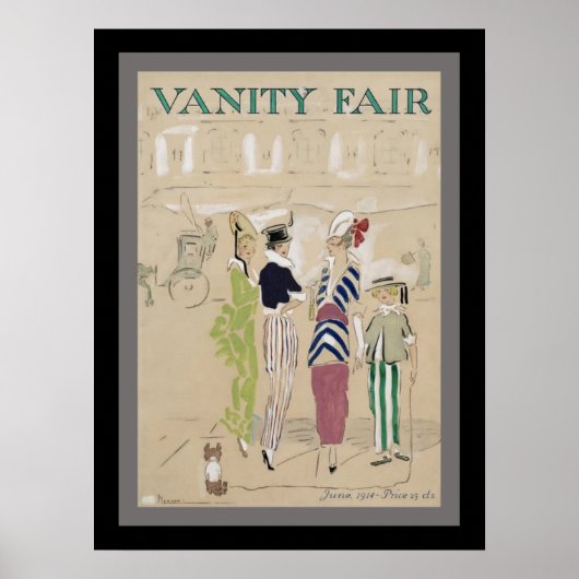 Vintages Vanity Fair Poster 1914 (Vorne)