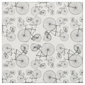 Vintages Velocipede Fahrrad Stoff (Muster)